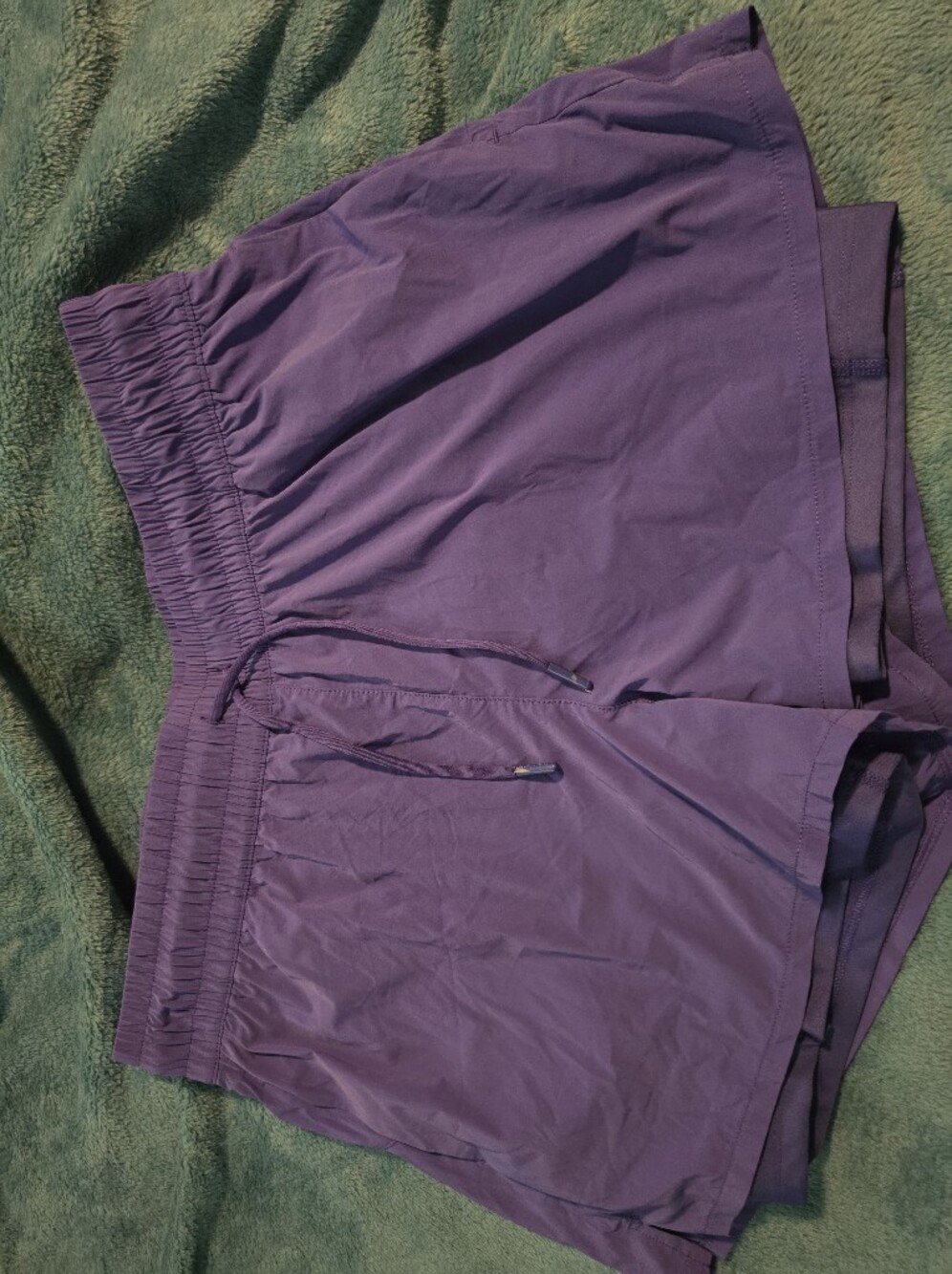 Purple Womens Athletic Shorts
